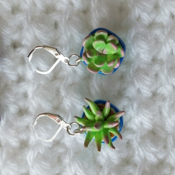 Cactus and Succulent Stitch Markers Progress Keepers Crochet Knitting Handmade - Picture 5 of 11
